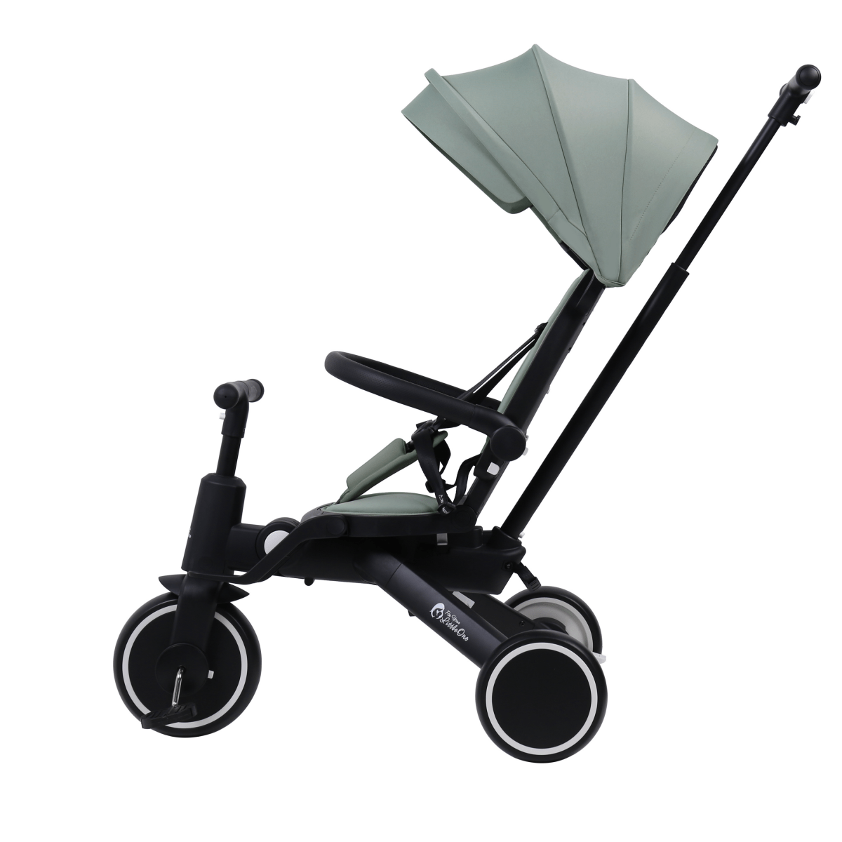 Foryourlittleone Xplor Plus 6 in 1 Foldable Trike - Green (10m-5y)