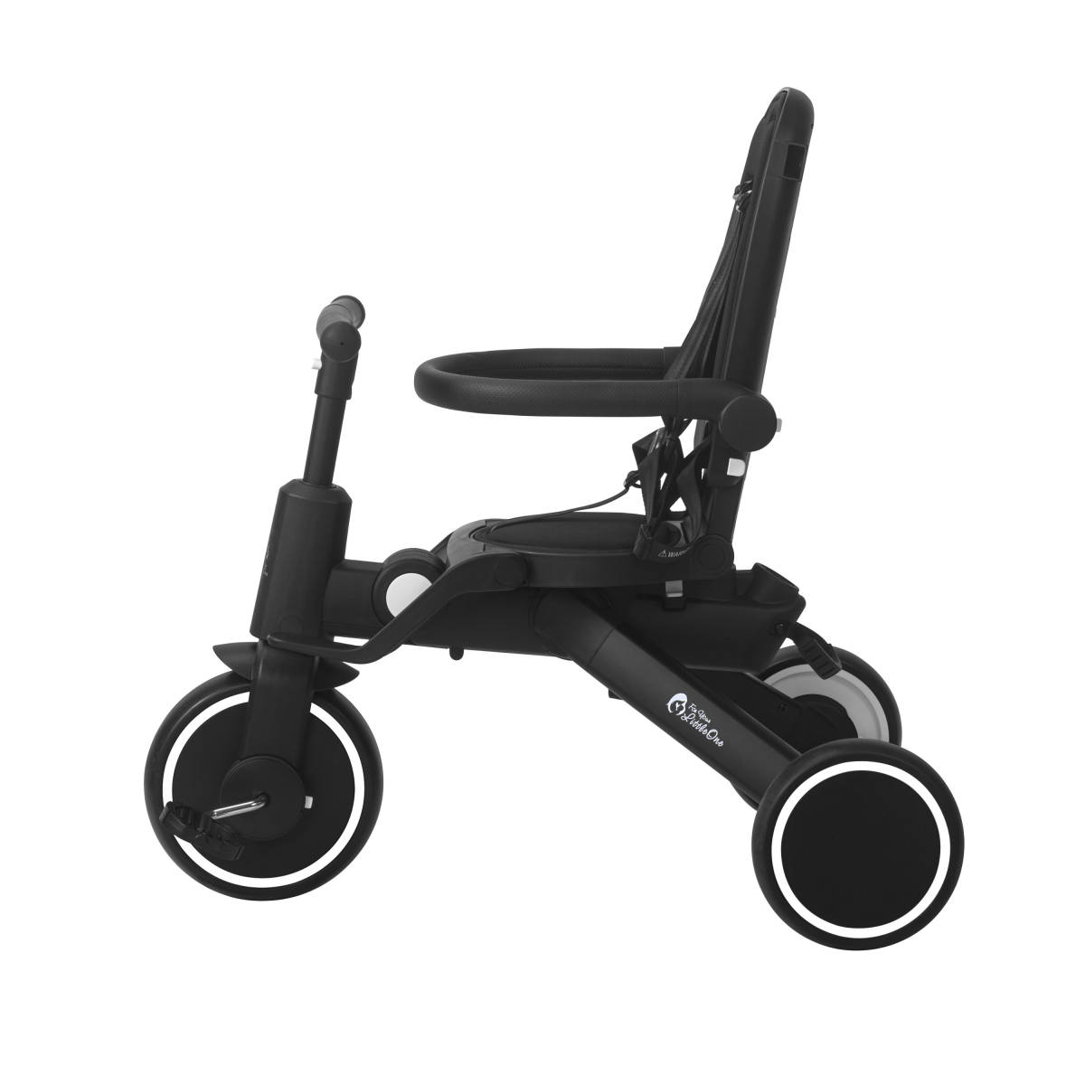 Foryourlittleone Xplor Ultimate 6 in 1 Foldable Trike - Jet Black (10m-5y)