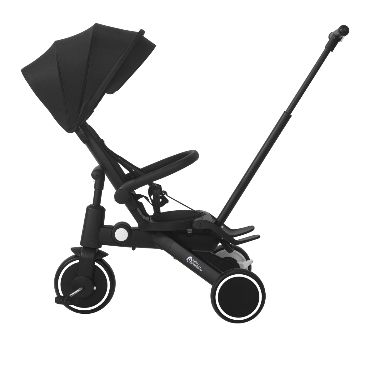 Foryourlittleone Xplor Plus 6 in 1 Foldable Trike - Jet Black (10m-5y)