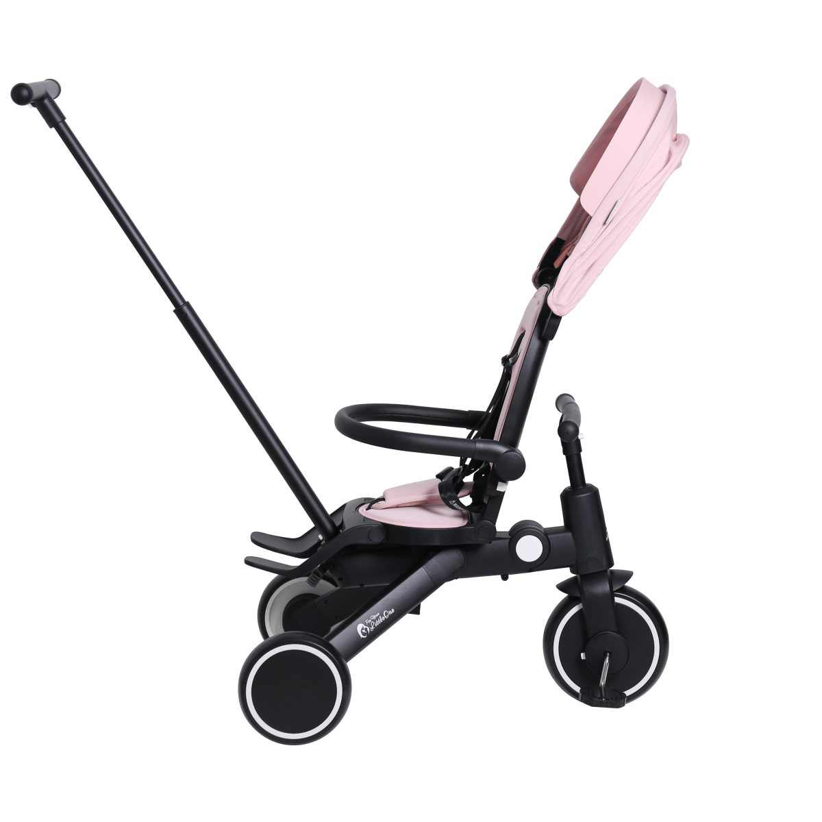 Foryourlittleone Xplor Plus 6 in 1 Foldable Trike - Pastel Pink (10m-5y)