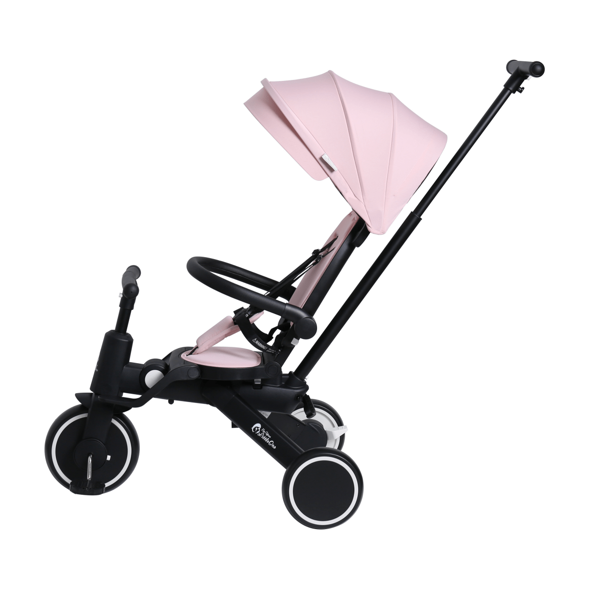 Foryourlittleone Xplor Plus 6 in 1 Foldable Trike - Pastel Pink (10m-5y)