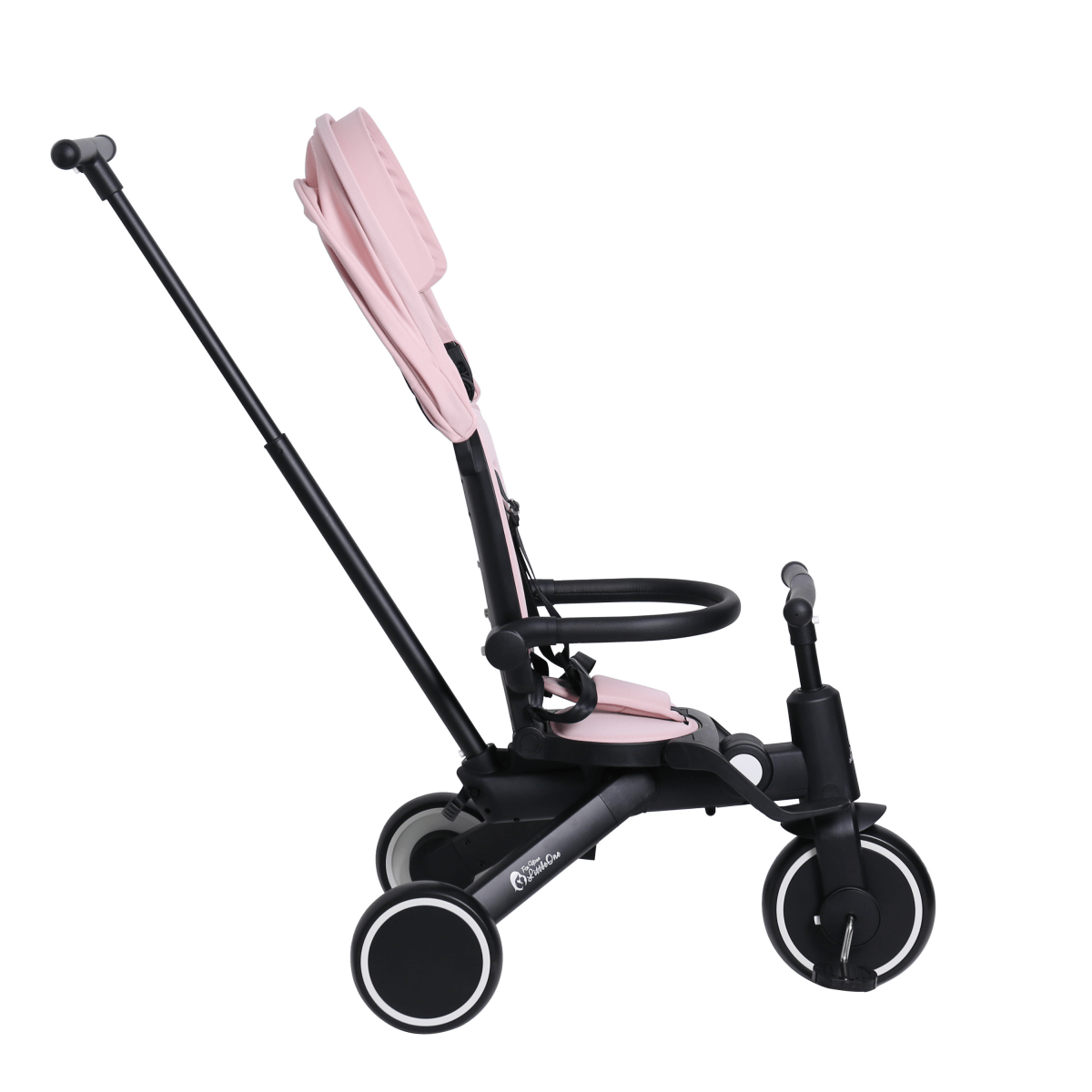 Foryourlittleone Xplor Ultimate 6 in 1 Foldable Trike - Pastel Pink (10m-5y)