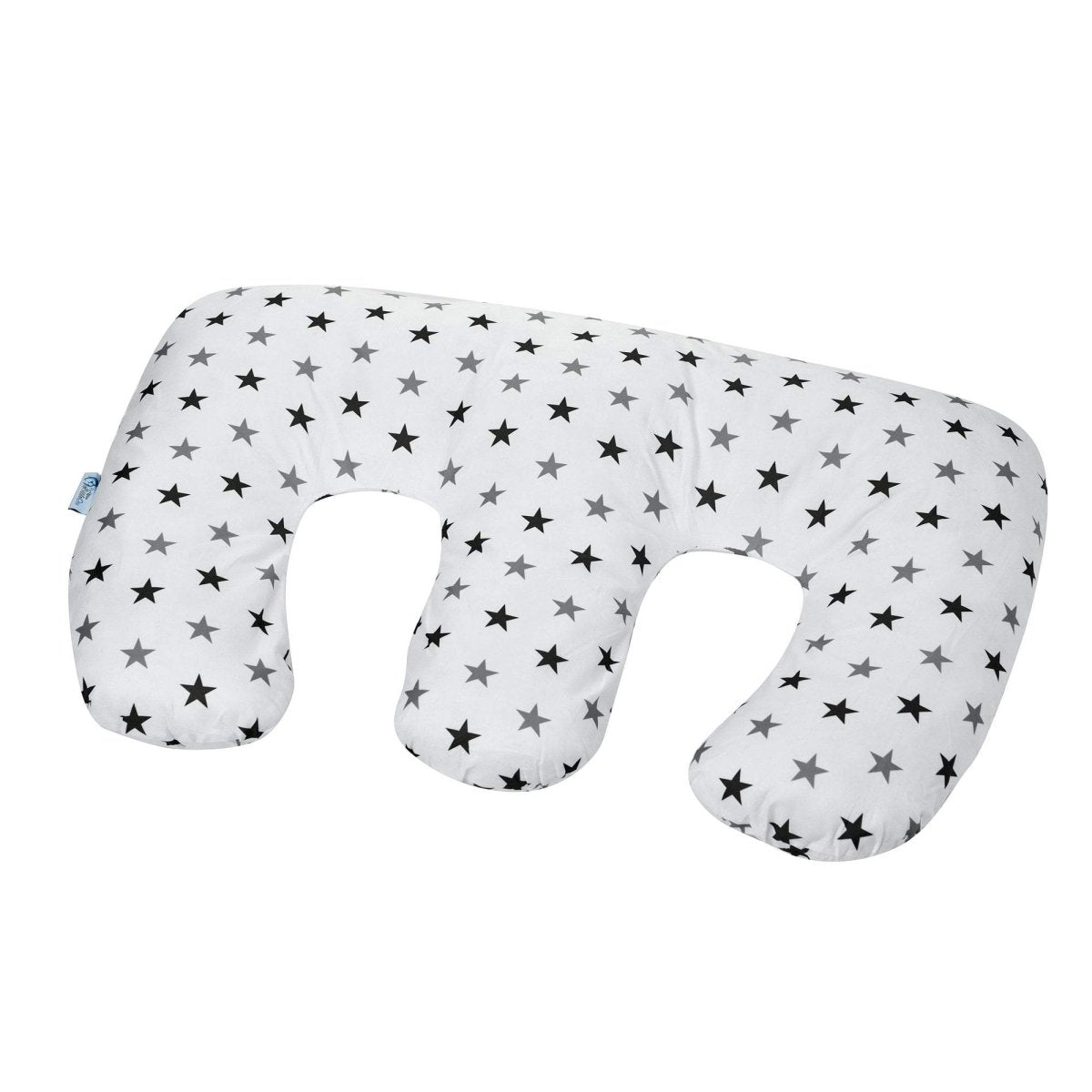 Twin Pregnancy Nursing Pillow - Silver Stars