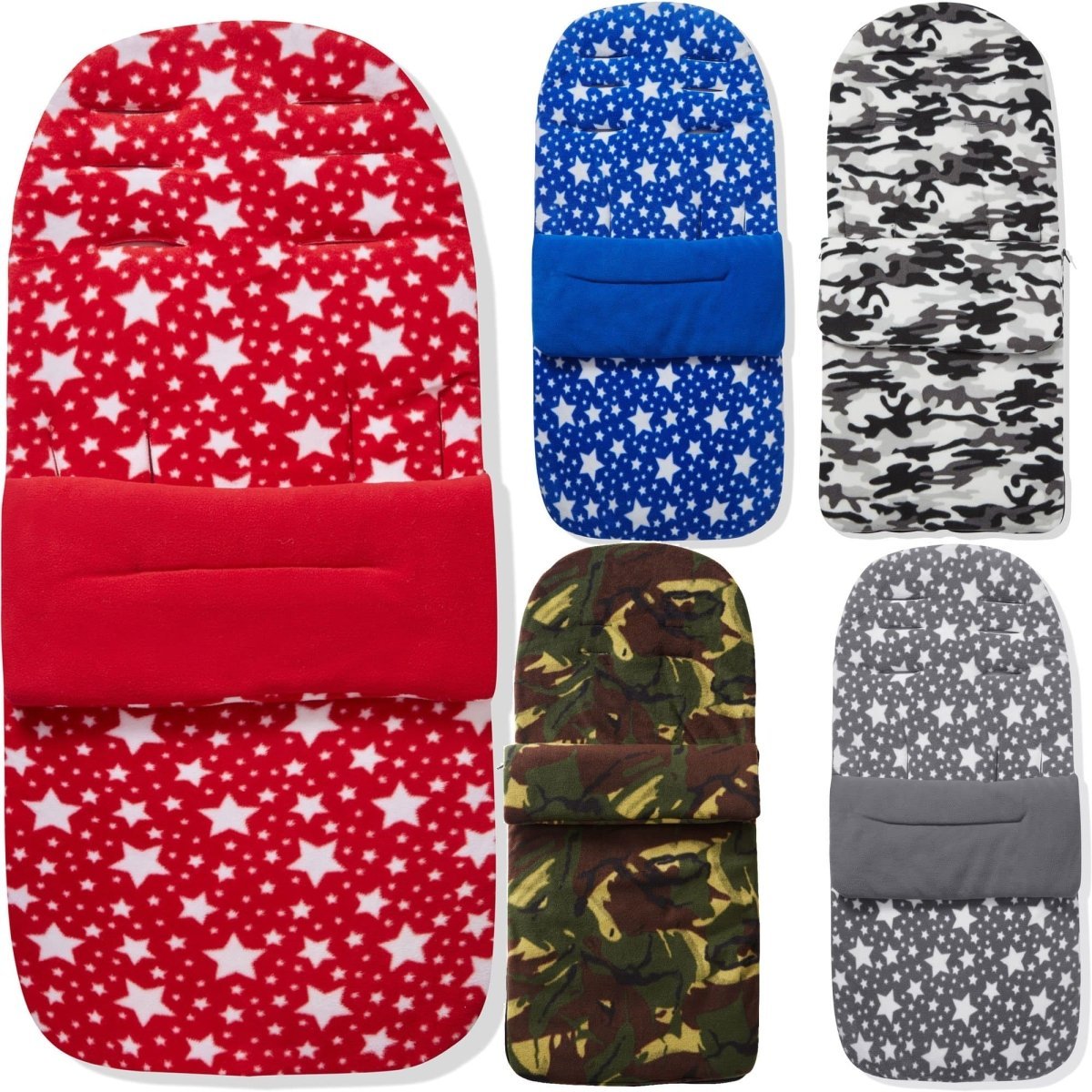 Universal Fleece Pushchair Footmuff / Cosy Toes - Fits All Pushchairs / Prams And Buggies