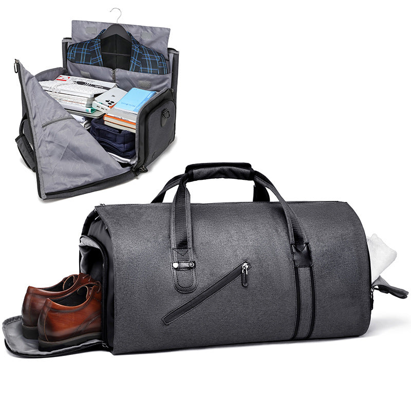 Bolsa de viaje para traje de hombre plegable de gran capacidad y portátil