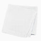 Cotton Knitted Baby Blanket with Embroidered Bear and Personalized Name, Soft Infant Car Seat Cover and Nap Blanket