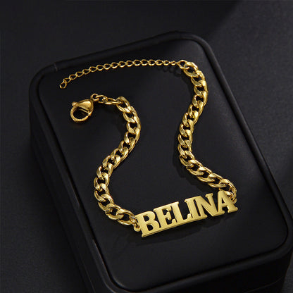 Personalized Letters Men's Bracelet English Name