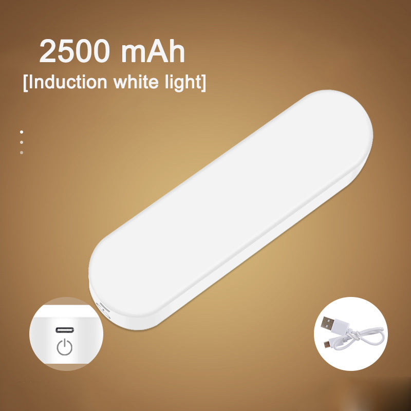Human body sensing night light intelligent charging bedroom bedside voice control home wireless corridor cabinet night light