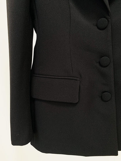 Blazer de largo medio personalizado de moda para mujer