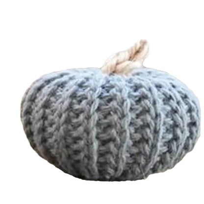 Accesorios de Halloween Calabaza tejida a mano Adornos pequeños Muñeca de dibujos animados