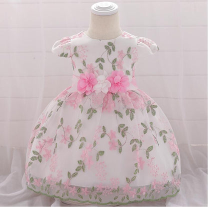 Ropa de verano para niños, vestido de fiesta de cumpleaños para bebés, vestido de boda, falda para niñas, vestido esponjoso
