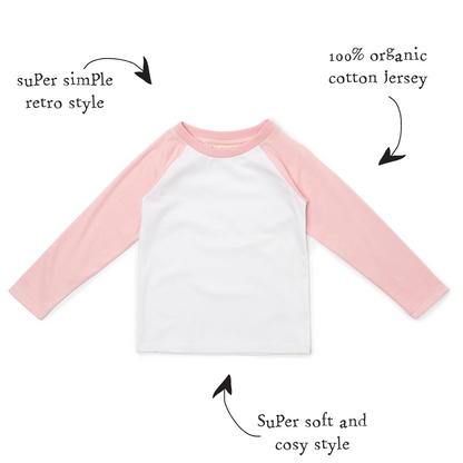 Baseball Tee - Pink