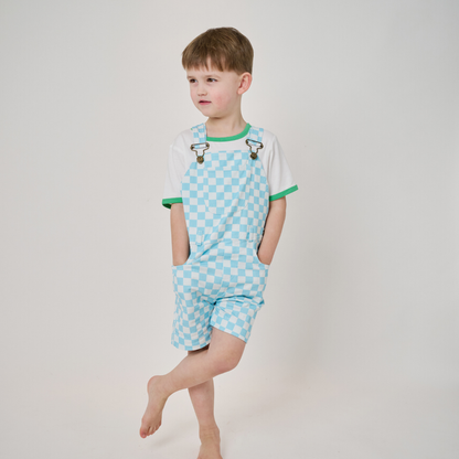Checkerboard Shorts - Blue