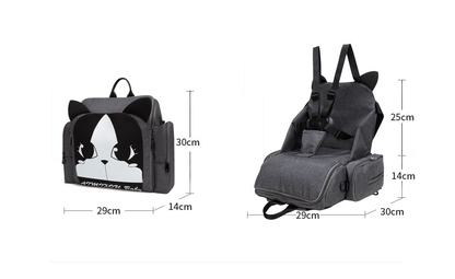 Bolsa de almacenamiento plegable para la cena, bolsa para silla de comedor para niños