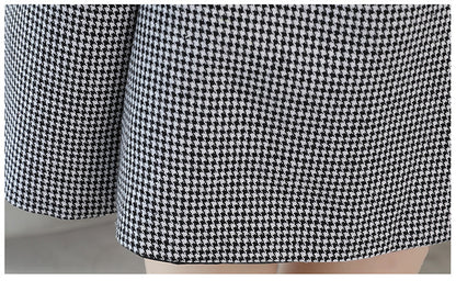 Design Wool Cape Lace-up Collar Coat