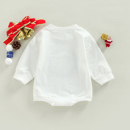 Onesie Jumpsuit Spring And Autumn Newborn Daily Wear Pajamas