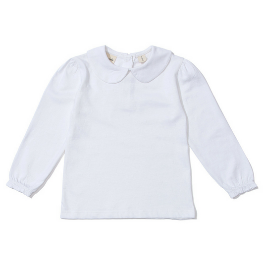 Peter Pan Collar - White