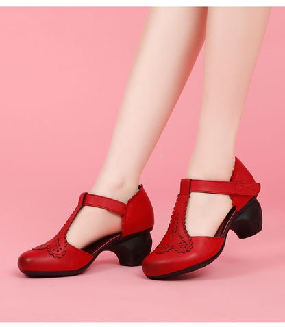 Sandalias de punta cerrada de verano de moda para mujer