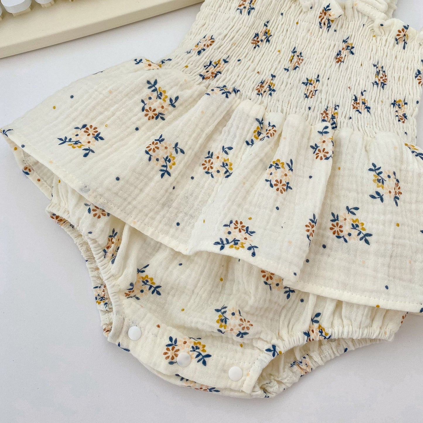 Baby Summer Clothes Sweet Floral Baby's Gown