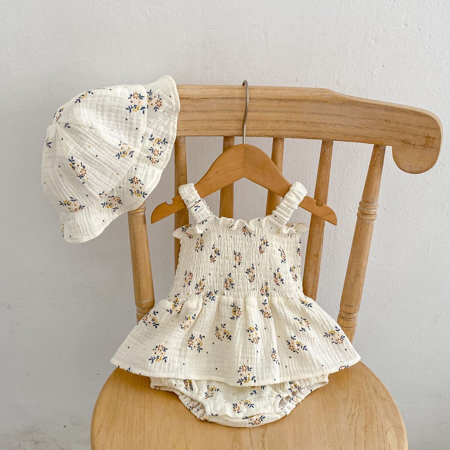 Baby Summer Clothes Sweet Floral Baby's Gown