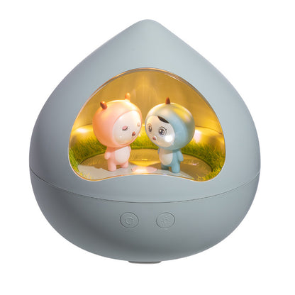 Cartoon Bedroom USB Rotating Music Light Gift Gift Giving Battery 1500 mAh Portable