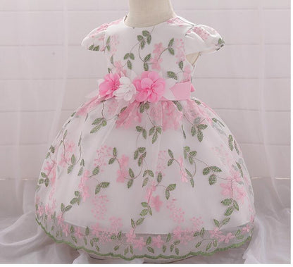 Ropa de verano para niños, vestido de fiesta de cumpleaños para bebés, vestido de boda, falda para niñas, vestido esponjoso