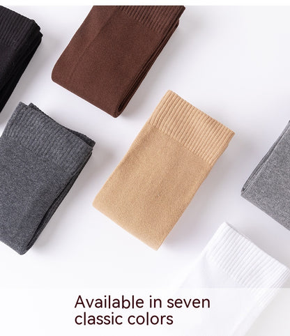 Lengthened Overknee Plus-sized Silicone Non-slip High-top Cotton Socks