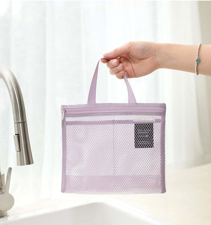 New Portable Makeup Mesh Waterproof Bath Bag