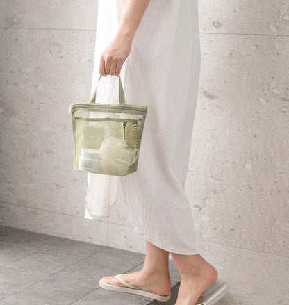 New Portable Makeup Mesh Waterproof Bath Bag
