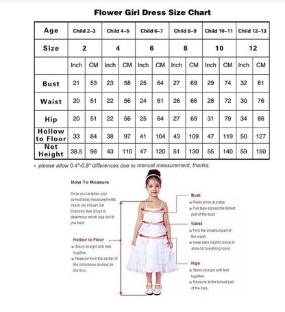Vestido de novia infantil con cola y falda tutú de tul