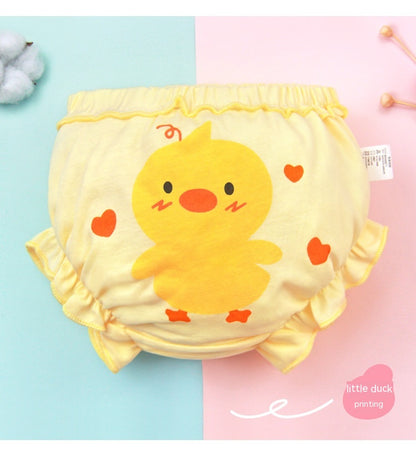 Korean Style Shorts Children's Briefs Girls' Underwear Without Pp