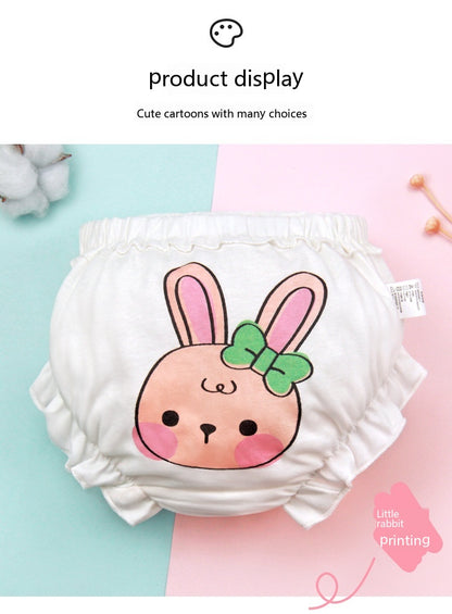 Korean Style Shorts Children's Briefs Girls' Underwear Without Pp