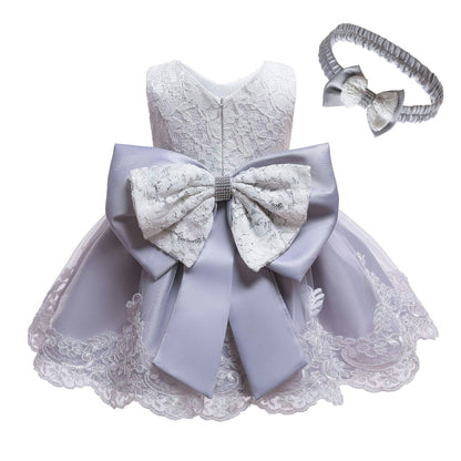 Nuevo vestido de fiesta para niña de las flores para boda
