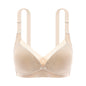 Nursing Underwear Maternity Underwear Front Open Buckle Thin Seamless Bra Cotton Lining Large Size Nursing Bra