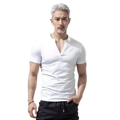 Fitness Retro Strickjacke Halbe Ärmel Schnell trocknend Slim Fit Engen Atmungsaktiv Kurzarm