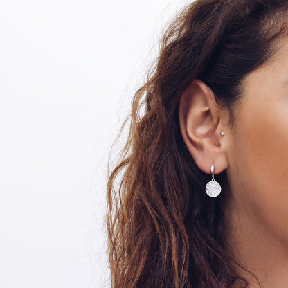 Pendientes de moda con diseño retro para mujer