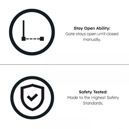 2x FYLO Baby Safety Stair Gate Pressure Fit  Extra Wide