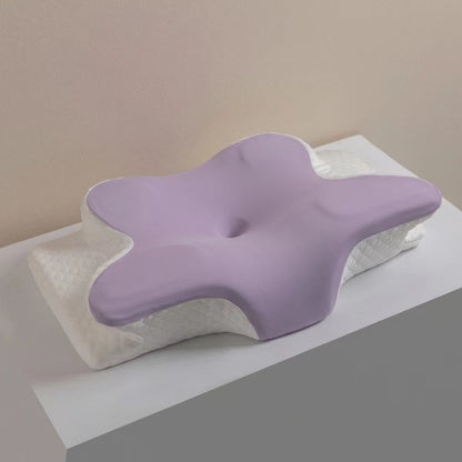 Butterfly Shape Memory Foam Pillow, Slow Rebound Cervical Support Pillow for Deep Sleep