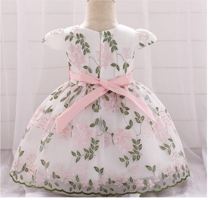 Ropa de verano para niños, vestido de fiesta de cumpleaños para bebés, vestido de boda, falda para niñas, vestido esponjoso