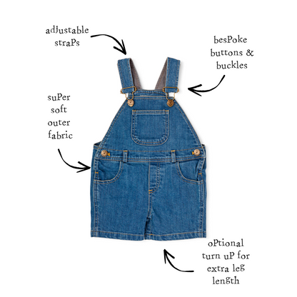 Stonewash Denim Shorts