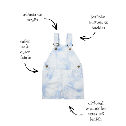 Tie Dye Blue Shorts