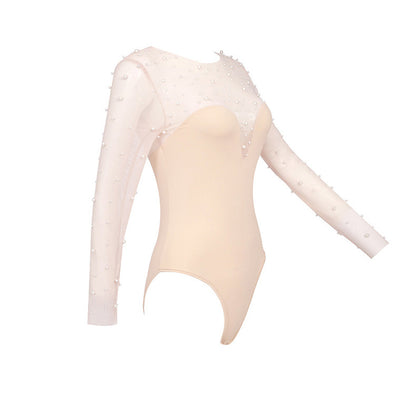 Jumpsuit mit Oberteil aus Schaumstoff und Netzstoff, lässiger Anzug