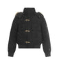 Warm fur collar cotton jacket with cotton jacket