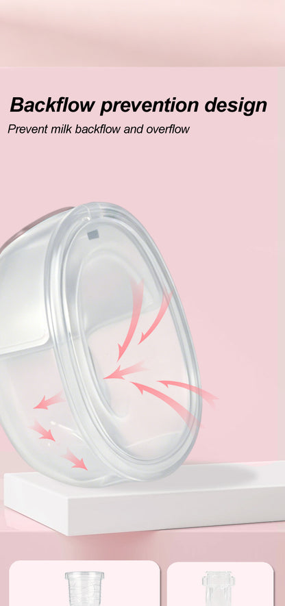 New All‑in‑One Hands‑Free Wearable Electric Breast Pump, Portable Silent Invisible Breast Milk Extractor with Strong Suction
