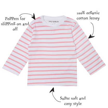 Pink Breton Stripe Top