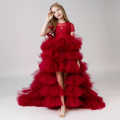 Children's Dress Girls' Princess Dress Trailing