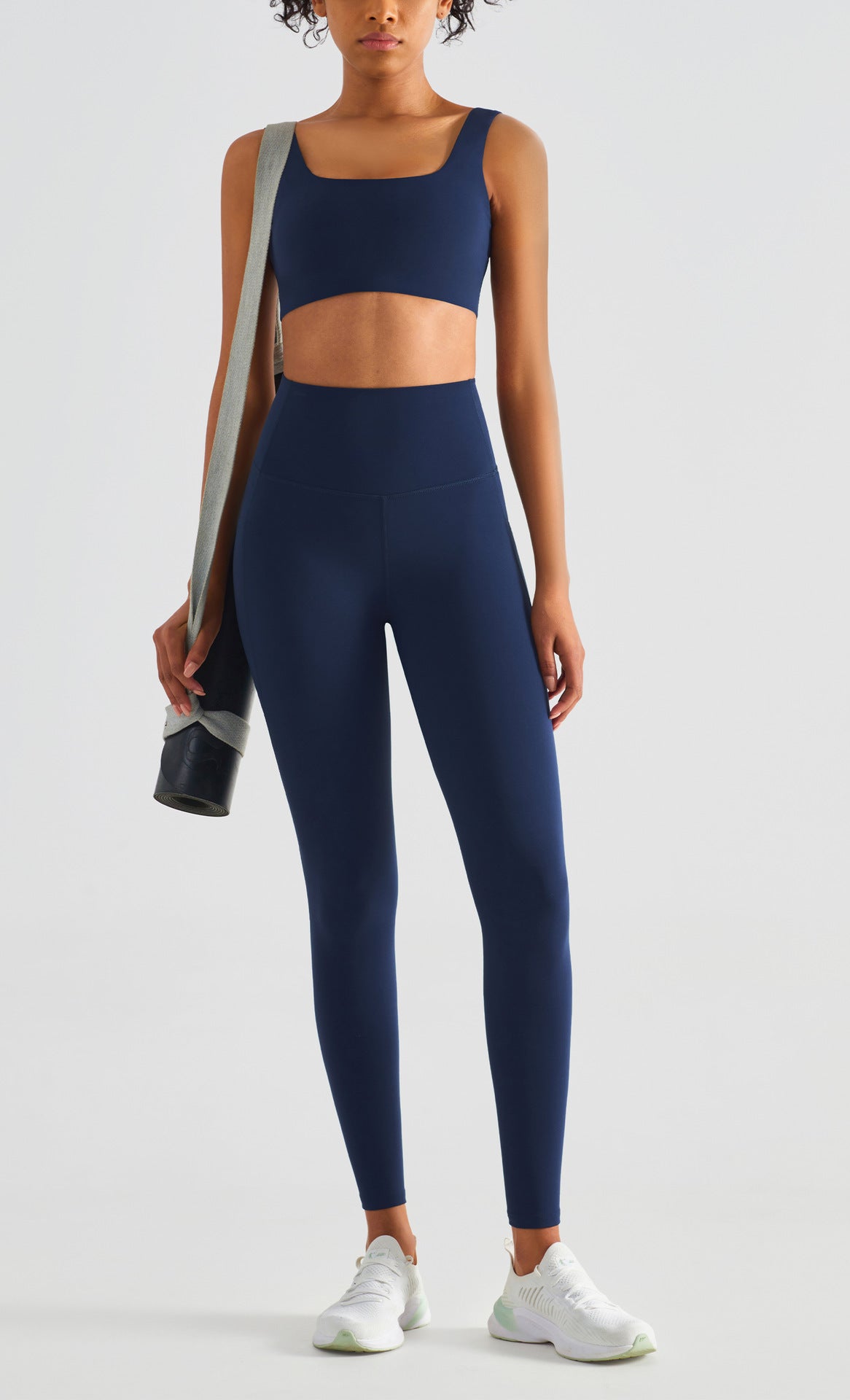 Pantalones de yoga de cintura alta para mujeres con realce de glúteos desnudos, mallas ajustadas para correr y hacer ejercicio