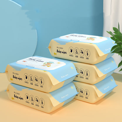 Special Wet Tissue Paper With Cover For Newborn Baby's Mouth