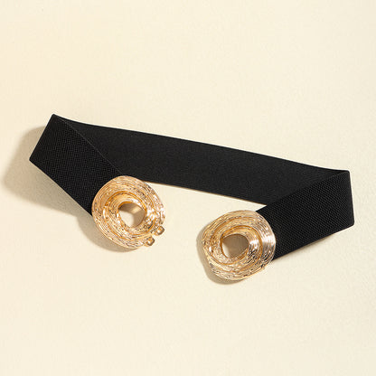 Women's Fashion Bohemian Metal Circle Hollow Belt