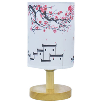 Literary desk lamp bedroom sleeping bedside lamp retro decoration residential dormitory LED night light